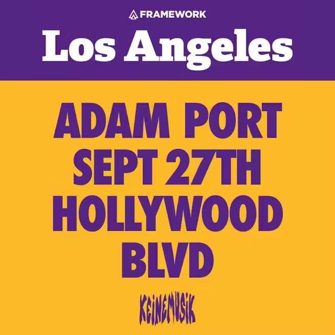 Keinemusik - Los Angeles - 27 Septembre 2025