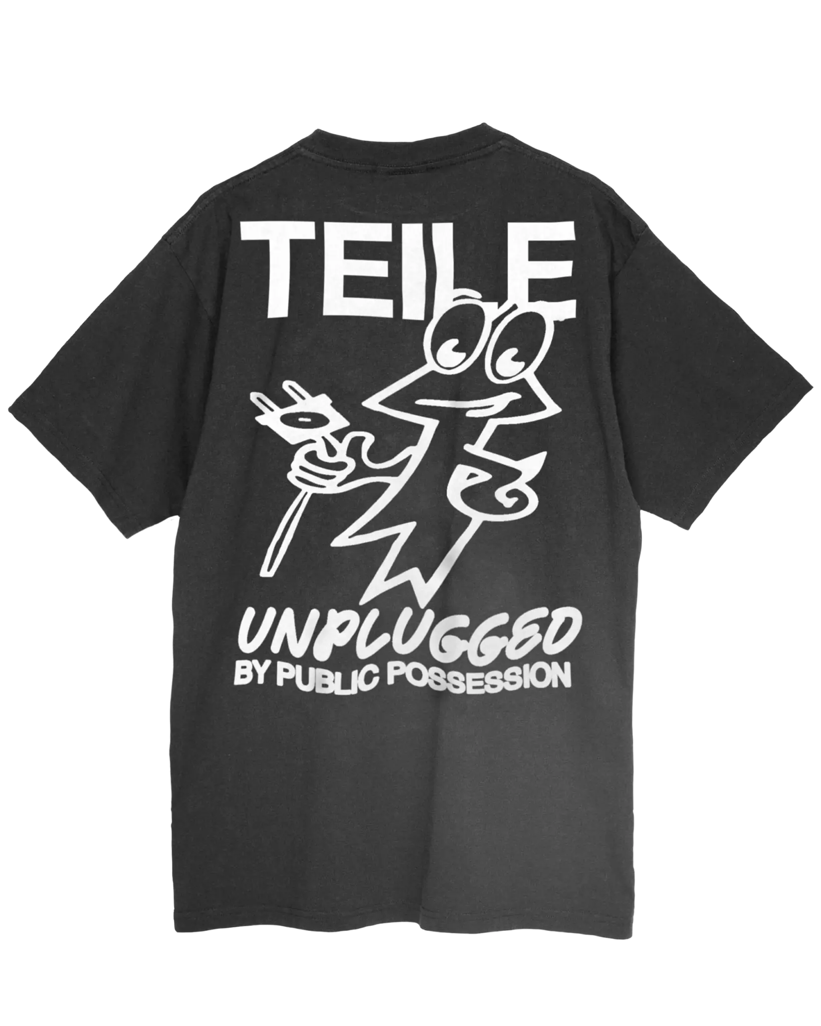 Keinemusik TEILE x Public Possession T-Shirt CHARCOAL