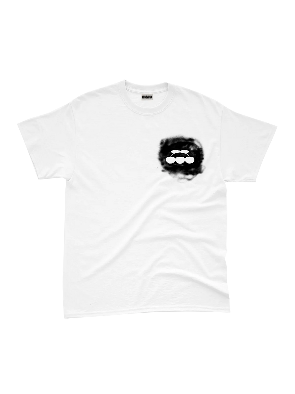 Keinemusik x Pacha Blurry Cloud Cherry Tee 2025 (white)