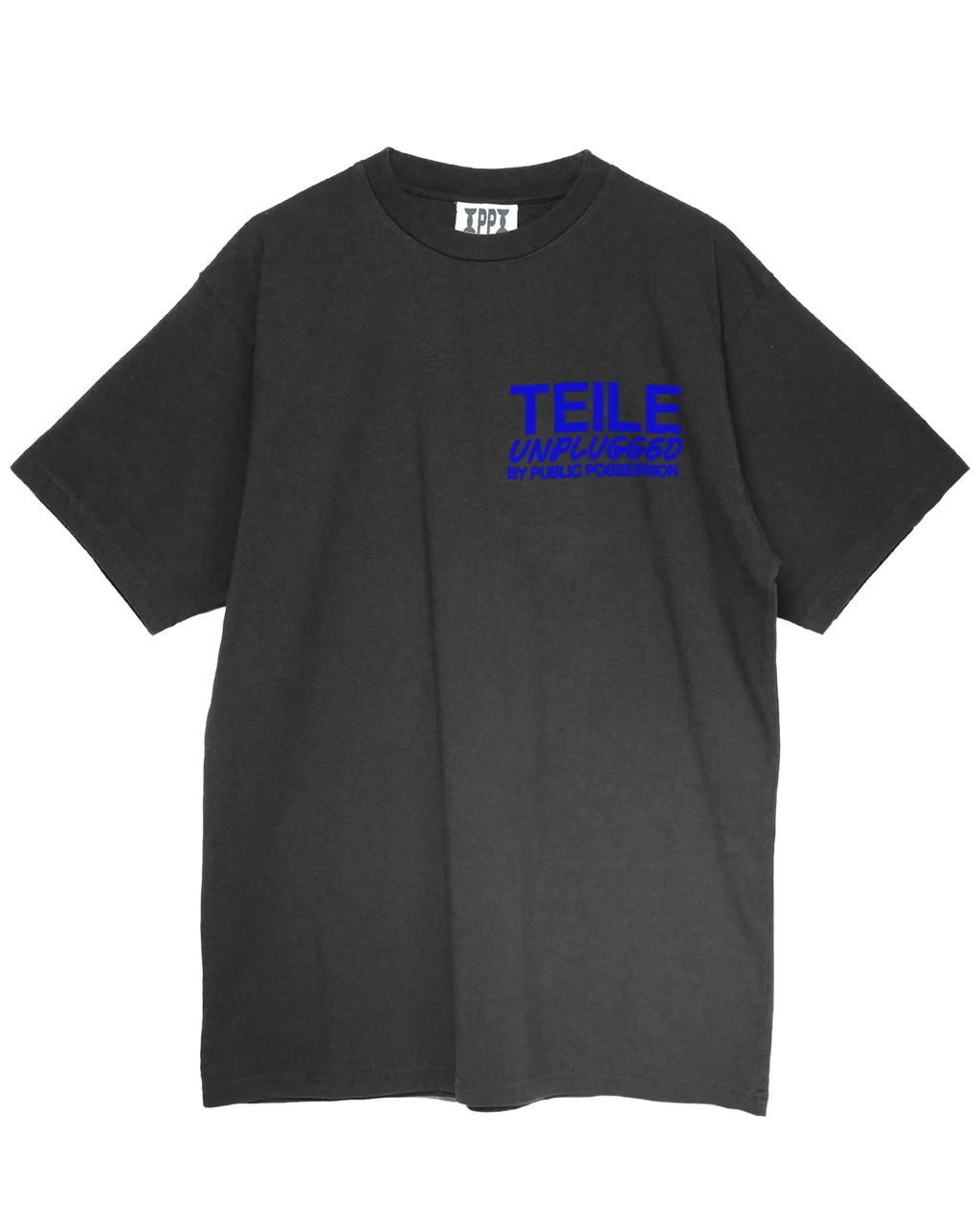 Keinemusik TEILE x Public Possession T-Shirt CHARCOAL