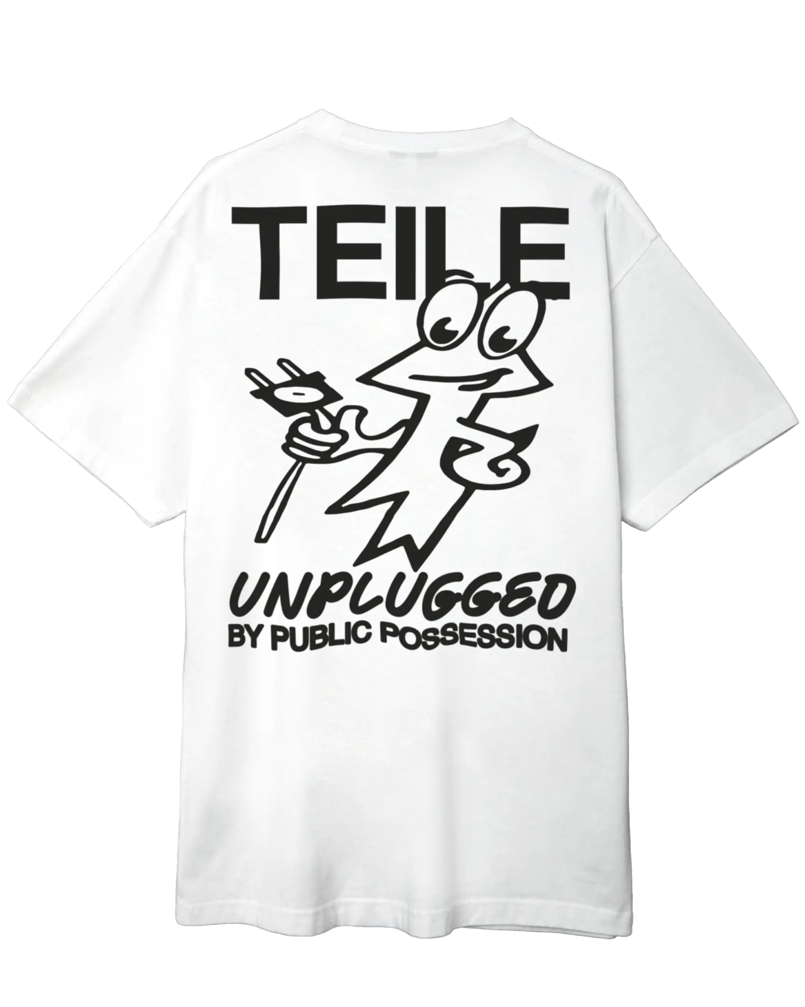 Keinemusik TEILE x Public Possession T-Shirt WHITE