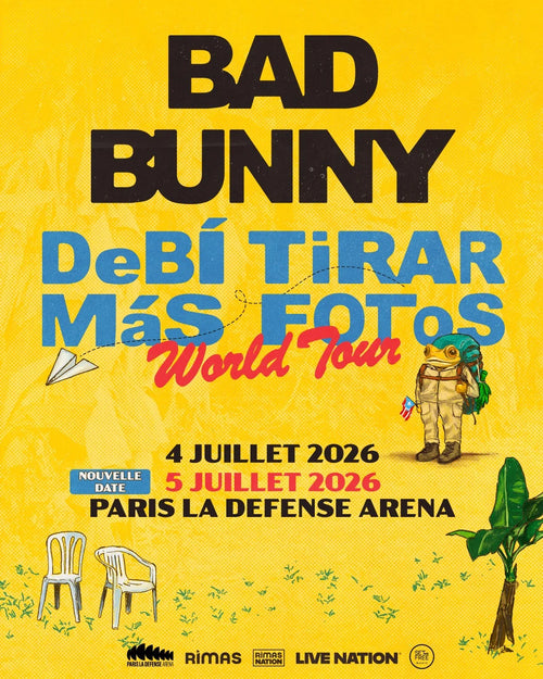 Bad Bunny - Paris La Defense Arena - 4 Juillet 2026